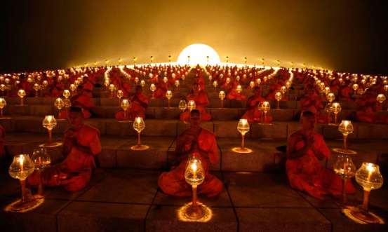 Makha Bucha Day Buddhist holy day
